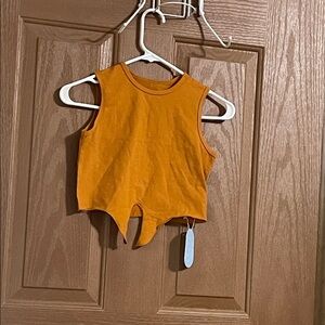 Vibrant Orange Kids Tank Top